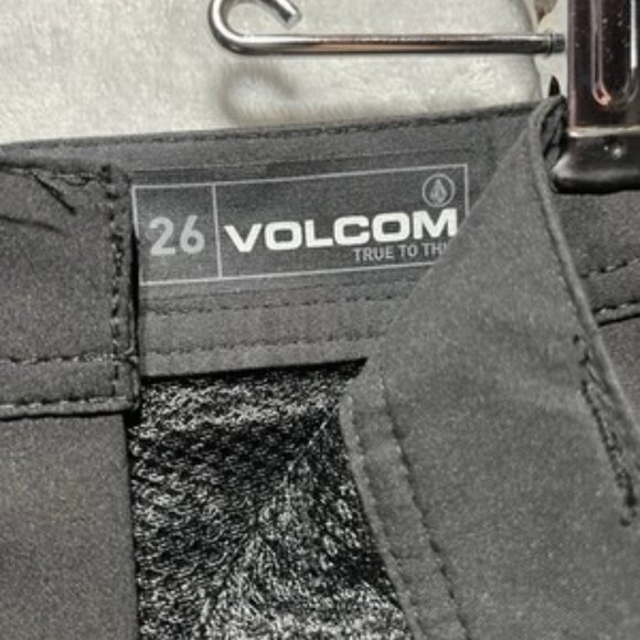 NWT Boy's Frickin Cross Shred Static Black Volcom Hybrid Shorts Size 26 Medium - Picture 6 of 6